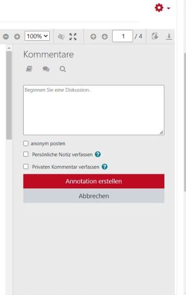 Kommentarfeld